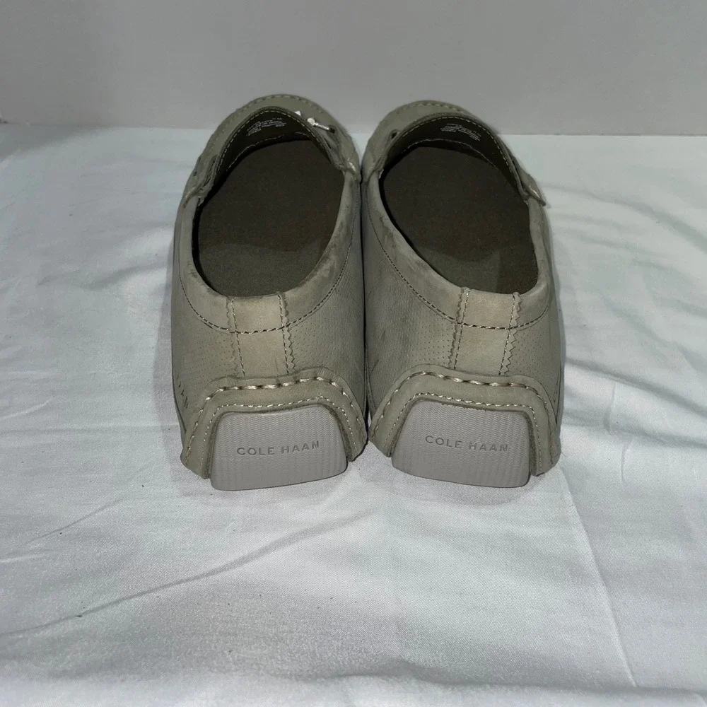Cole Haan Gunnison Driver Loafers Olive Green Bit Detail C37272 Mens 11M